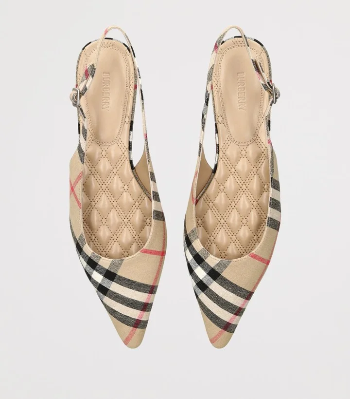 Burberry Lf Dame Slingback Flats - Image 4