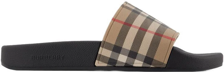 Burberry Lf Sdl Furley L Chk Slides