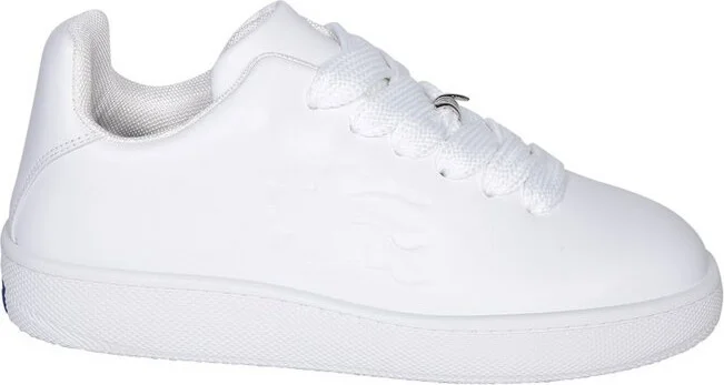Burberry Logo Embossed Lace-Up Sneakers
