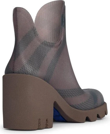 Burberry 'Marsh' Beige Rubber Ankle Boots - Image 3