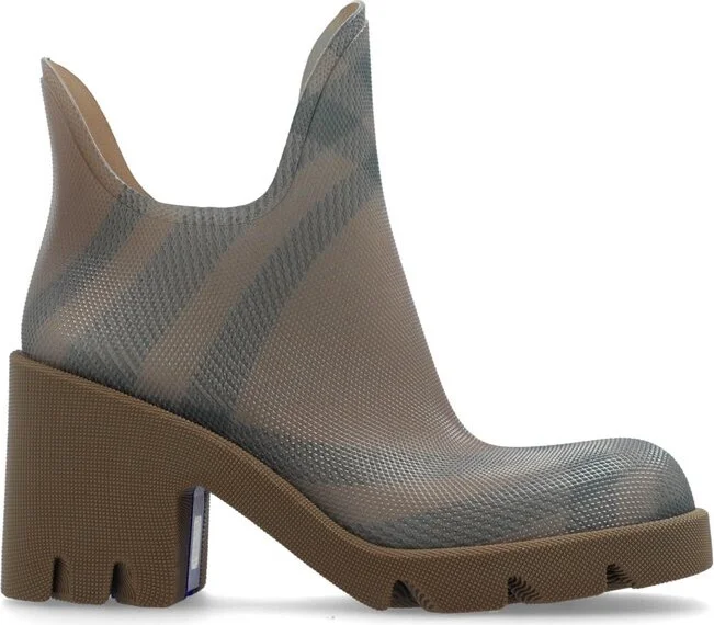 Burberry Marsh Checked Ankle Boots