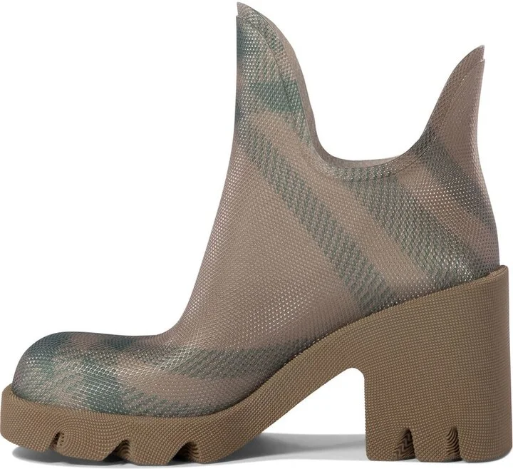 Burberry Marsh Checked Rubber Boots - Image 2
