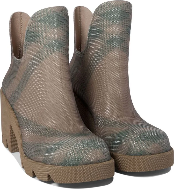 Burberry Marsh Checked Rubber Boots - Image 3