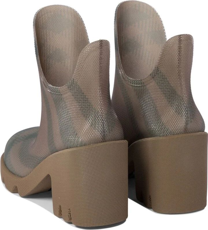 Burberry Marsh Checked Rubber Boots - Image 4