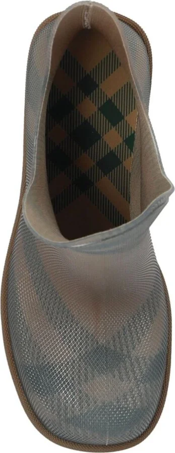 Burberry Marsh Checked Rubber Boots - Image 5
