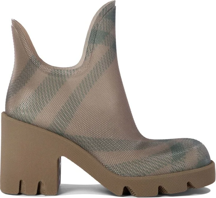 Burberry Marsh Checked Rubber Boots