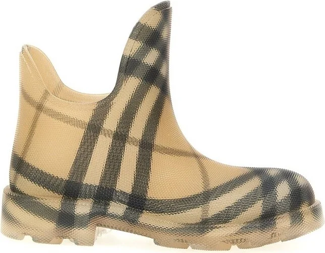 Burberry Marsh Low Checked Boots