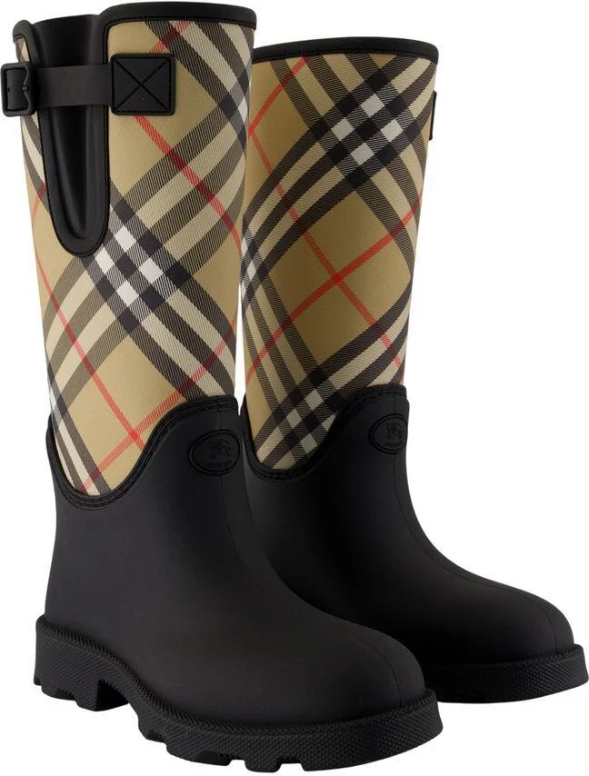 Burberry Marsh Stamp High Boots - Image 2