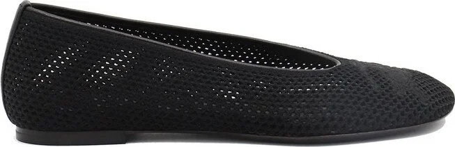 Burberry Mesh Detailed Ballerina Flats