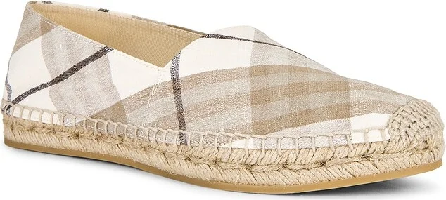 Burberry Mews Espadrille Flat in Beige - Image 2