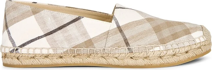 Burberry Mews Espadrille Flat in Beige