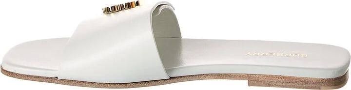 Burberry Monogram Leather Sandal - Image 2