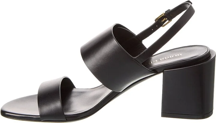 Burberry Motif Monogram Leather Sandal - Image 2