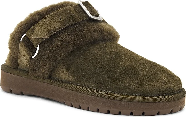 Burberry Mule Slide in Dark Green - Image 2