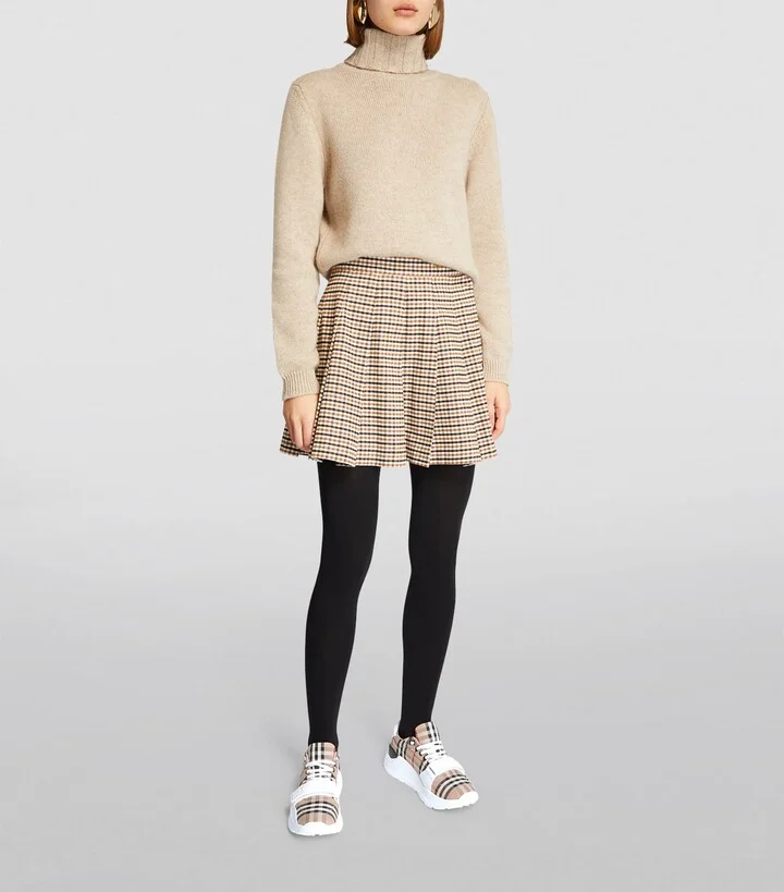 Burberry New Regis Vintage Check Sneakers - Image 4