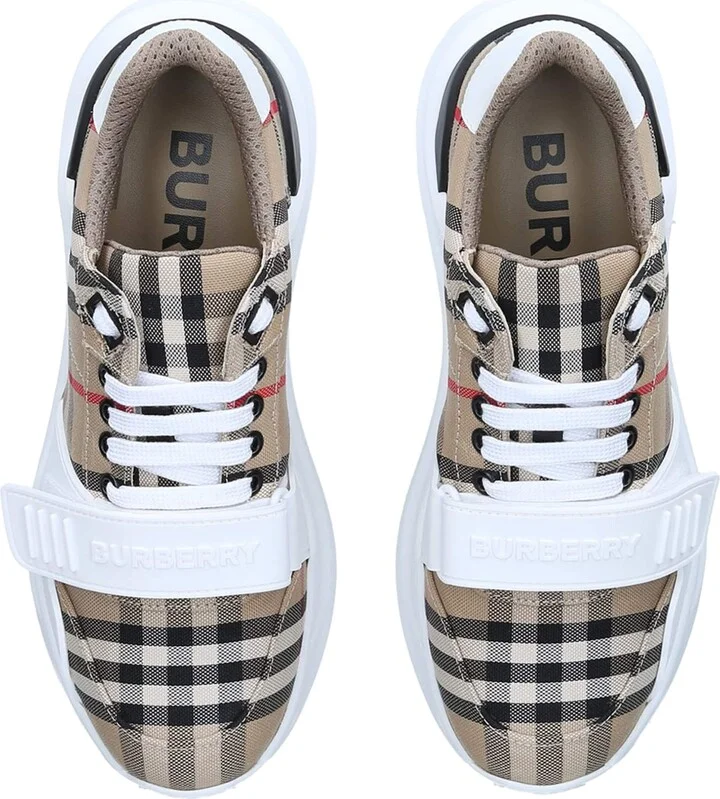 Burberry New Regis Vintage Check Sneakers - Image 5