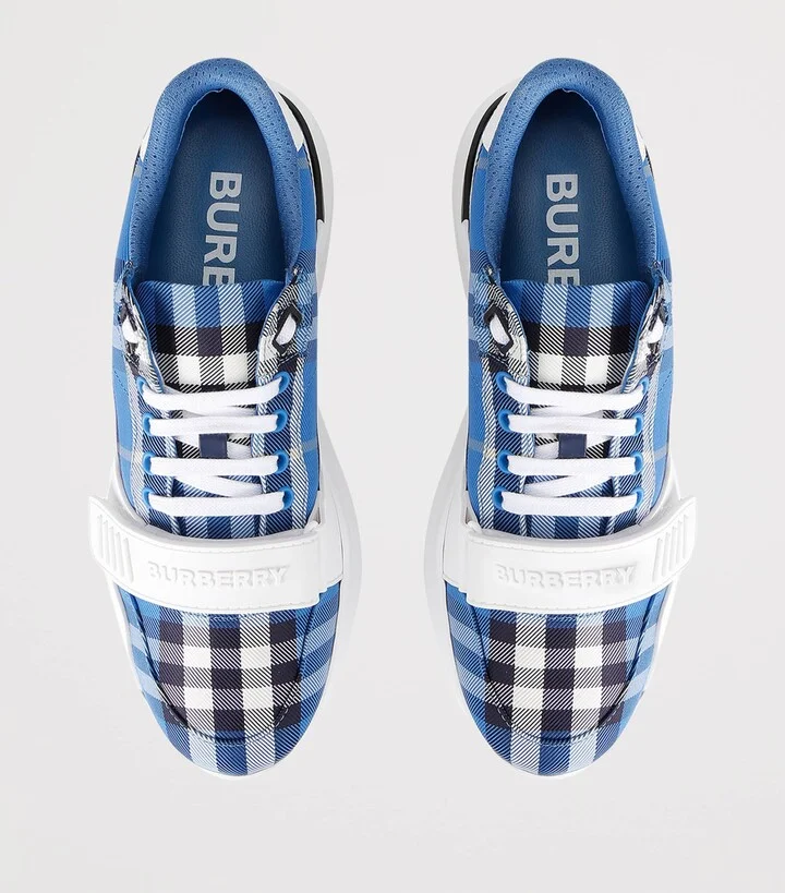 Burberry New Regis Vintage Check Sneakers - Image 4