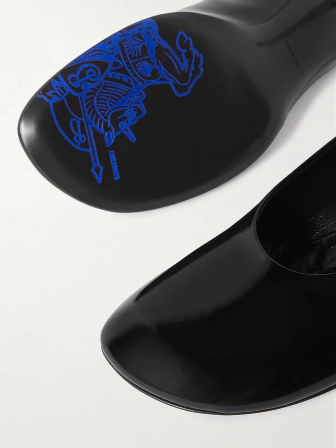Burberry - Patent-leather Pumps - Black - Image 4