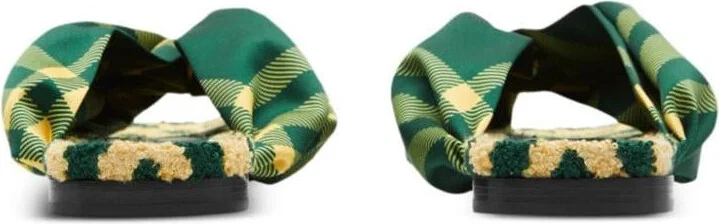 Burberry Pool Check Thong Sandals - Image 2