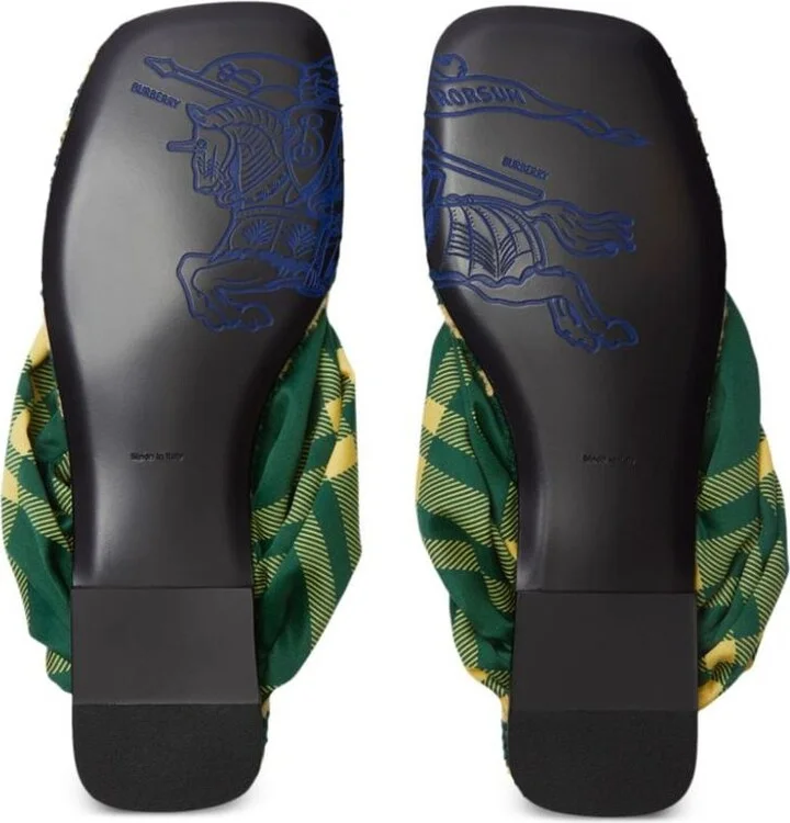 Burberry Pool Check Thong Sandals - Image 3