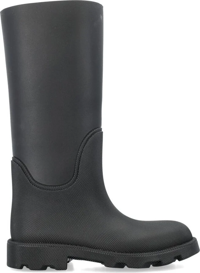 Burberry Round-Toe Chunky-Sole Boots