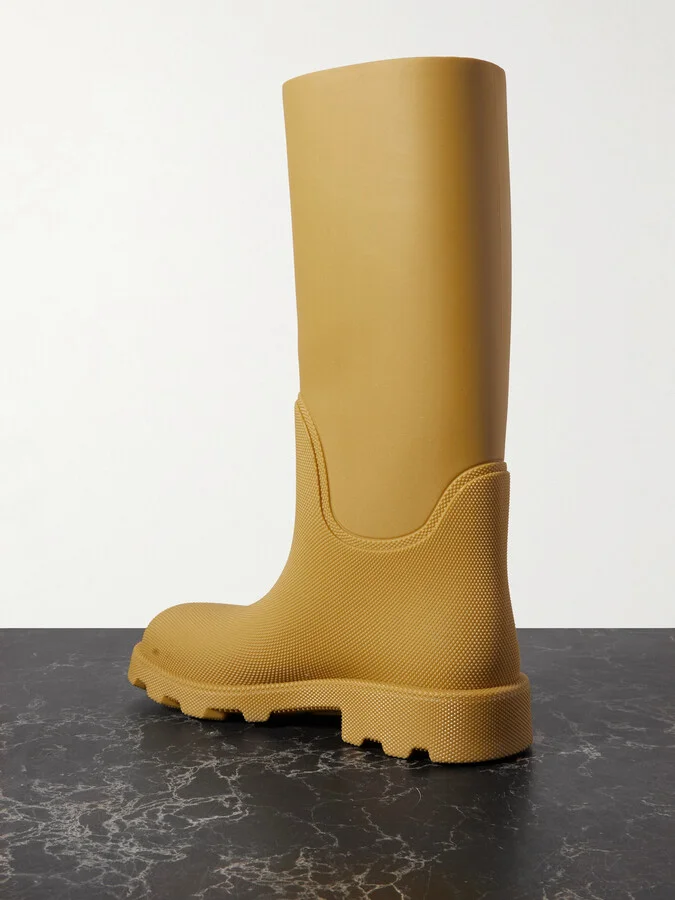 Burberry - Rubber Knee Boots - Yellow - Image 3