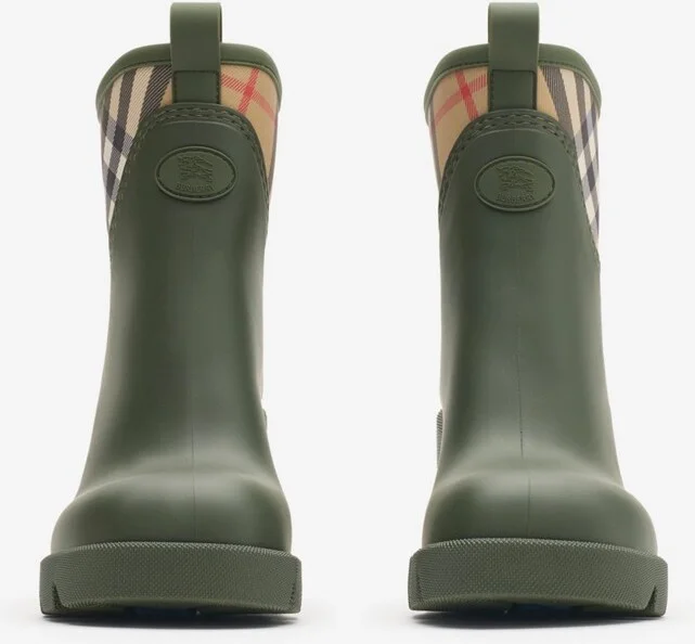 Burberry Rubber Marsh Stamp Heeled Low Boots​ Size: 35 - Image 3