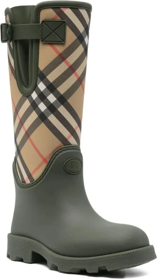 Burberry Rubber Marsh Stamp High Boots Shoes - Image 2