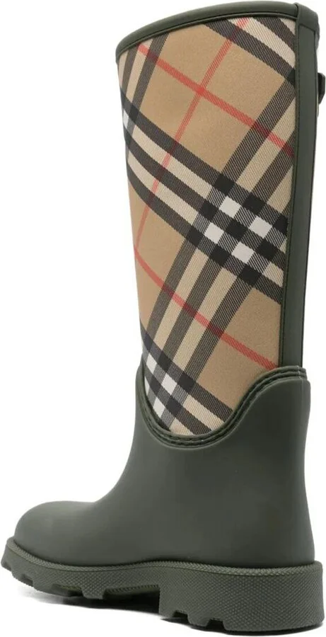 Burberry Rubber Marsh Stamp High Boots Shoes - Image 3