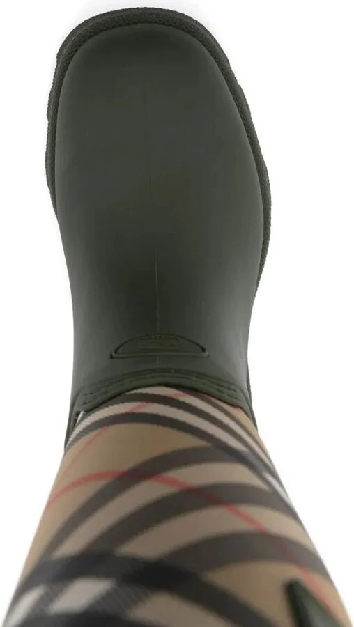Burberry Rubber Marsh Stamp High Boots Shoes - Image 4