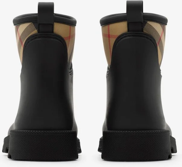Burberry Rubber Marsh Stamp Low Boots​ Size: 35 - Image 4