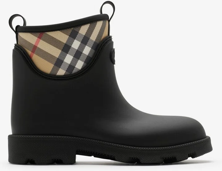 Burberry Rubber Marsh Stamp Low Boots​ Size: 35
