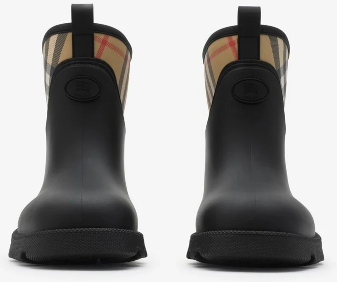 Burberry Rubber Marsh Stamp Low Boots​ Size: 41 - Image 3
