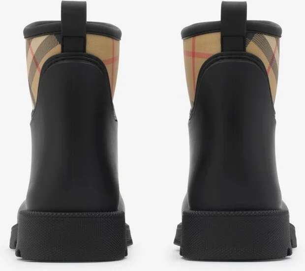 Burberry Rubber Marsh Stamp Low Boots​ Size: 41 - Image 4