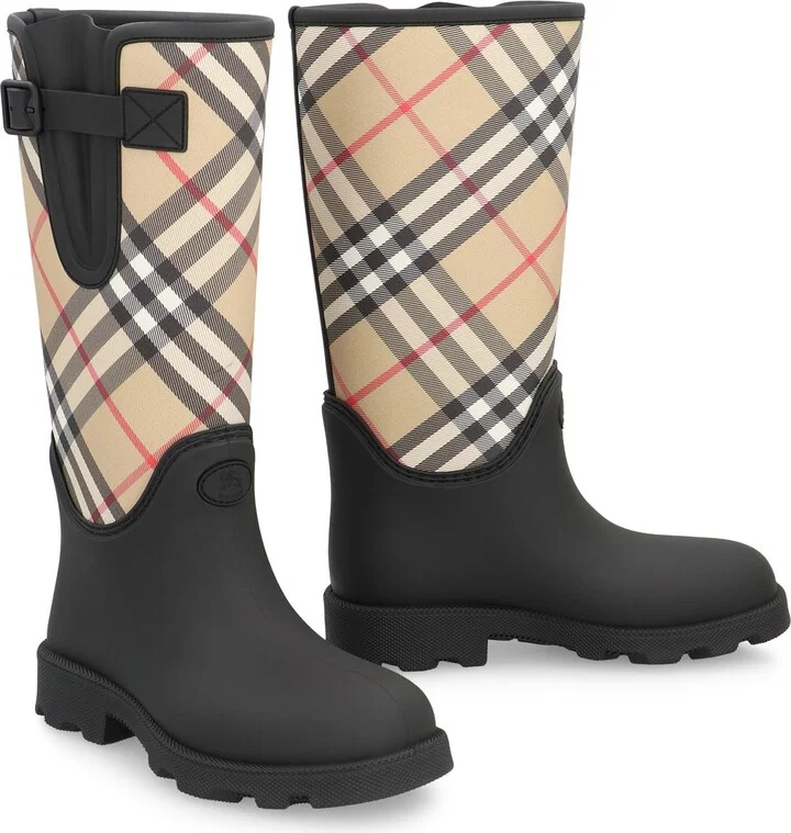 Burberry Rubber Rain Boots - Image 3