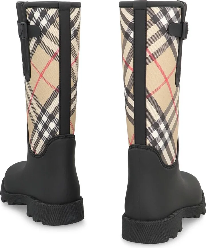 Burberry Rubber Rain Boots - Image 4