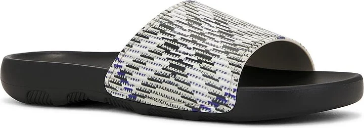 Burberry Rubber Slide in Grey - Image 2