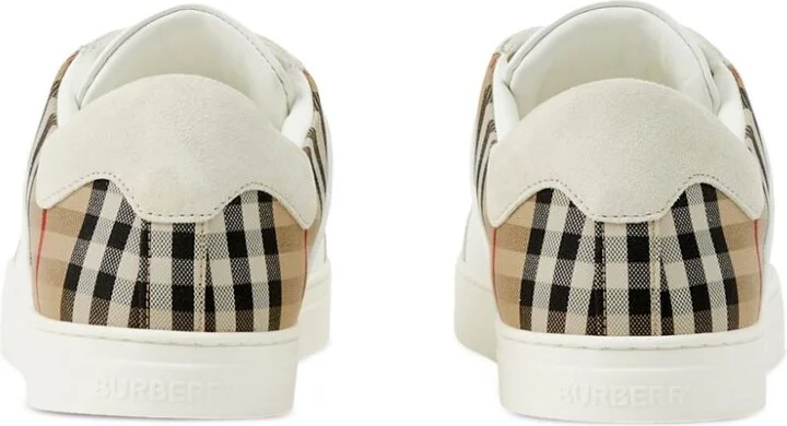 Burberry Stevie Leather Sneakers - Image 2