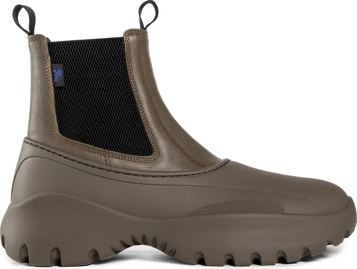 Burberry Stivali Verdi Da Uomo