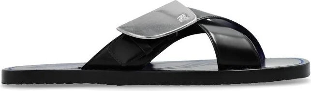 Burberry Strip Shield Slip-On Slides