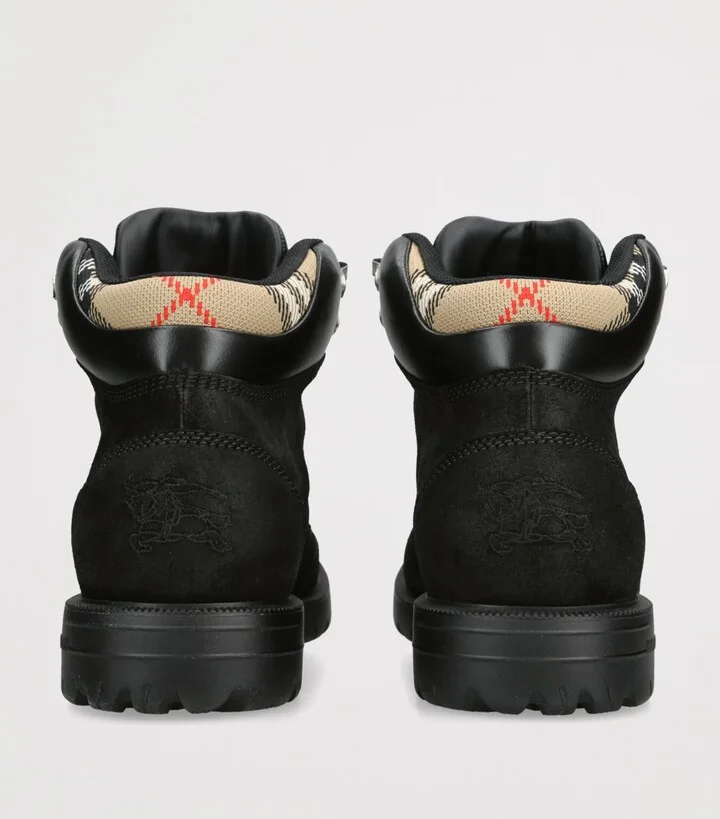 Burberry Suede Moor Hiking Boots - Image 2