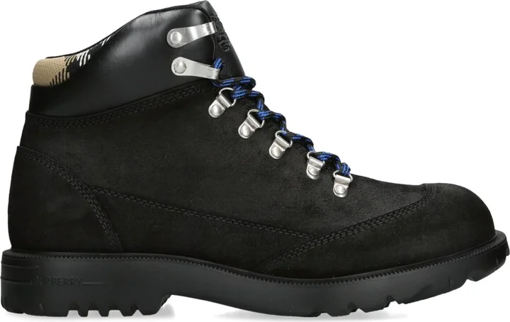 Burberry Suede Moor Hiking Boots