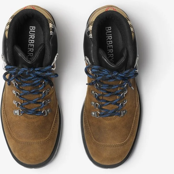 Burberry Suede Moor Hiking Boots​ Size: 41 - Image 5