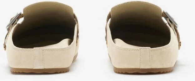 Burberry Suede Urchin Clogs Size: 42 - Image 4