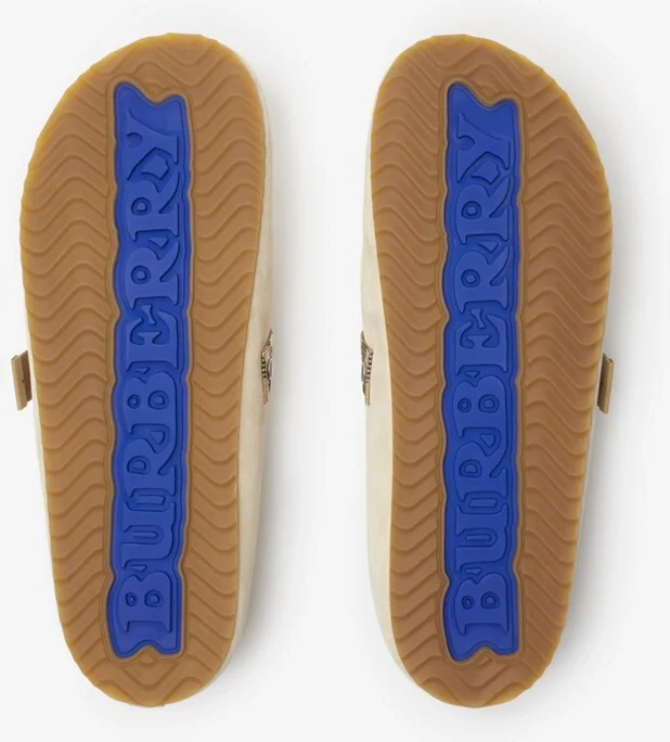 Burberry Suede Urchin Clogs Size: 42 - Image 6