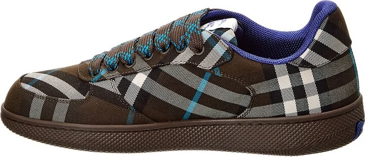 Burberry Terrace Check Canvas Sneaker - Image 2