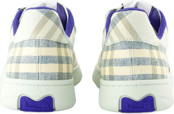 Burberry Terrace Check Sneakers - Image 3