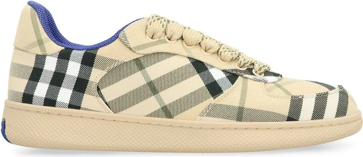 Burberry Terrace Checked Motif Sneakers - Image 2