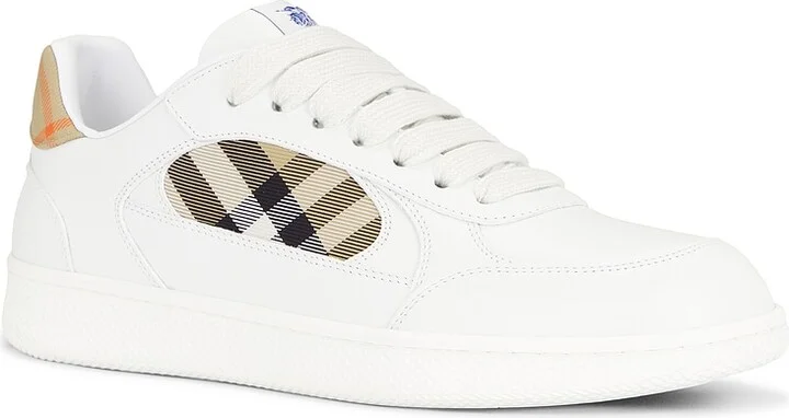 Burberry Terrace Mix Sneaker in White - Image 2