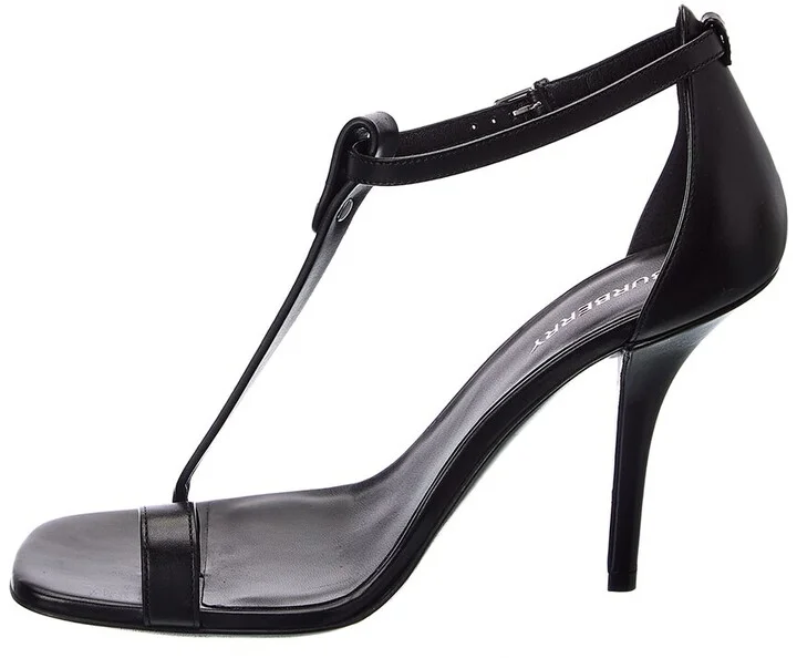 Burberry Toe Ring Leather Sandal - Image 2